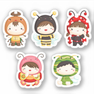 Adesivo Besouros e Insetos