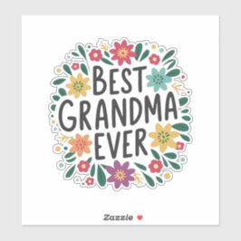 Adesivo Best grandma ever
