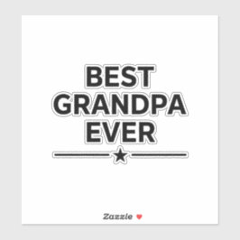 Adesivo Best grandpa ever