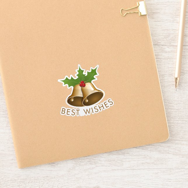 Adesivo Best Wishes Jingle Bells (Notebook)