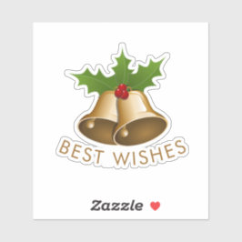 Adesivo Best Wishes Jingle Bells