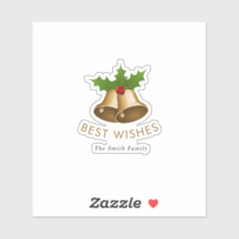 Adesivo Best Wishes Jingle Bells Smith Family