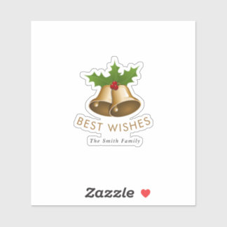 Adesivo Best Wishes Jingle Bells Smith Family