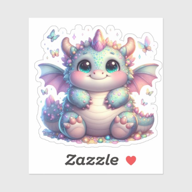 Adesivo Besta de Fantasia Cute Chonky (Folha)