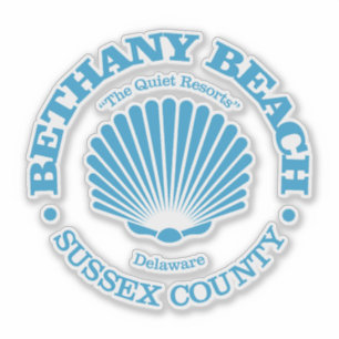 Adesivo Bethany Beach (concha)
