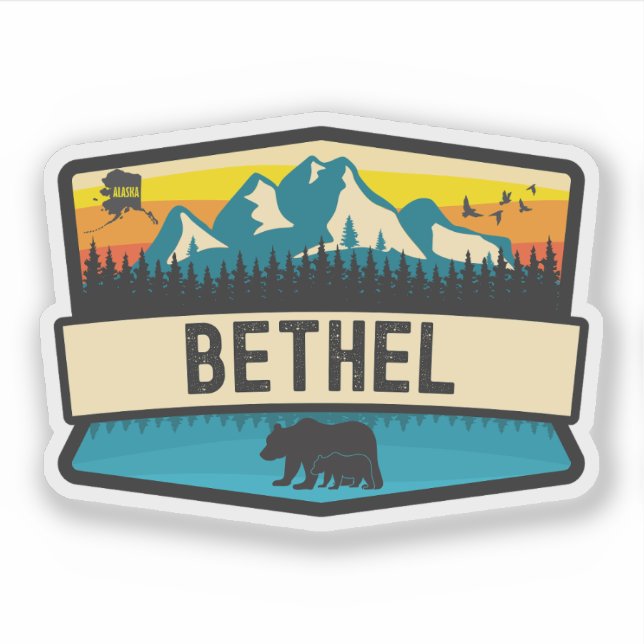 Adesivo Bethel, Alasca (Frente)