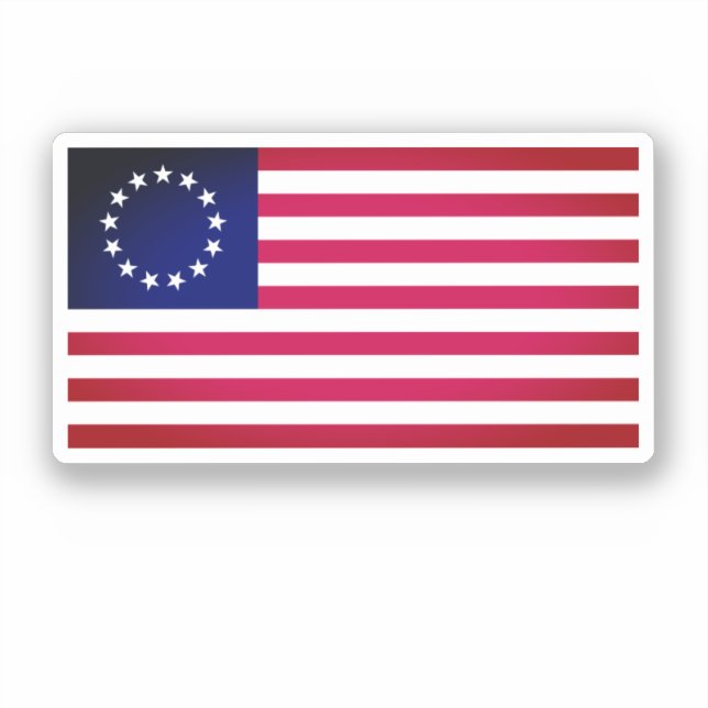 Adesivo Betsy Ross Flag (Frente)