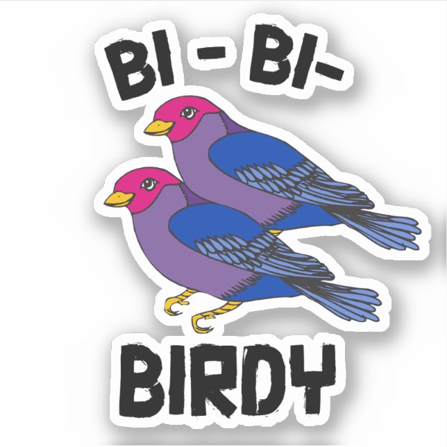 Adesivo Bi Bi Birdy (Frente)
