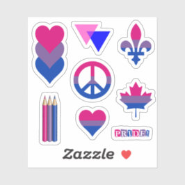 Adesivo Bi Pride Designs II