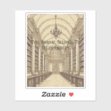 "Biblioteca" Academia Bookplate