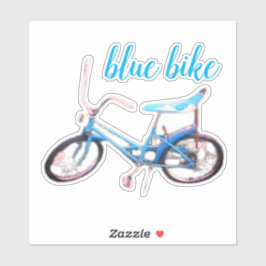 Adesivo bicicleta azul