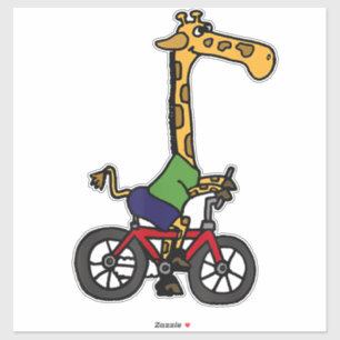 Adesivo Bicicleta legal Girafa