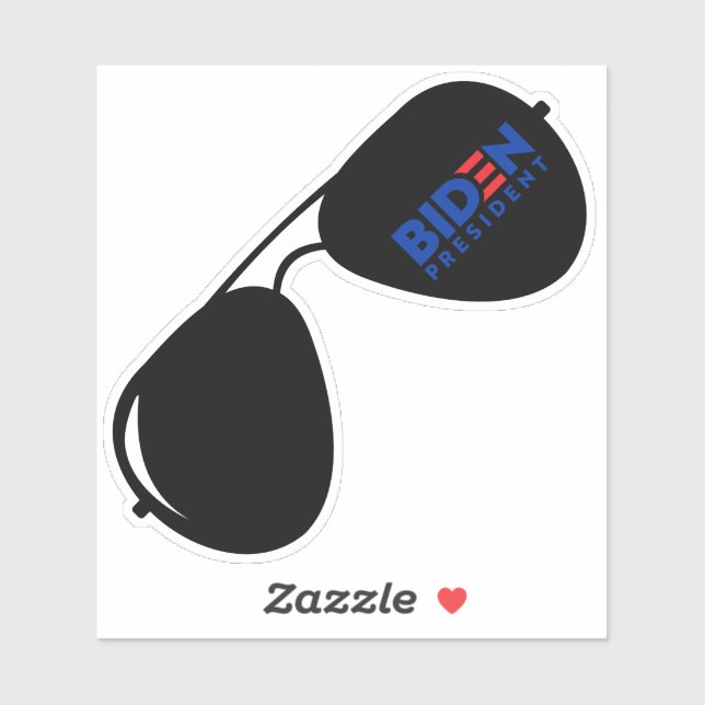 Adesivo Biden Aviators (Folha)