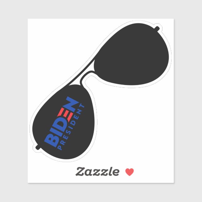 Adesivo Biden Aviators (Folha)