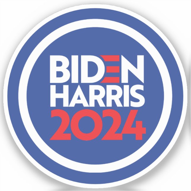 Adesivo Biden Harris 2024 (Frente)