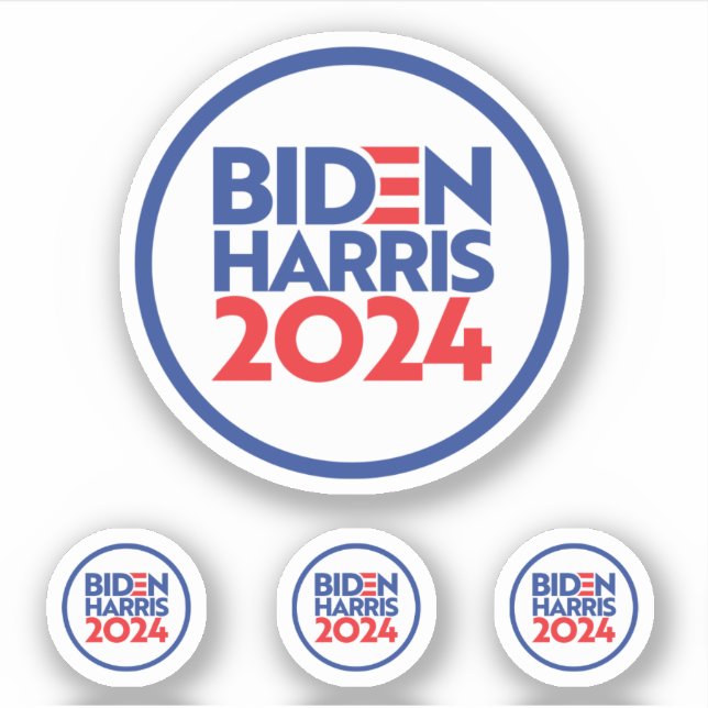 Adesivo Biden Harris 2024 (Frente)
