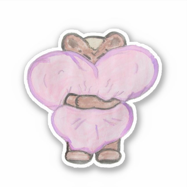 Adesivo Big Bear Hug. (Frente)