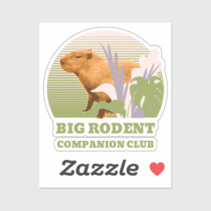 Adesivo Big Rodent Companion Club Capybara