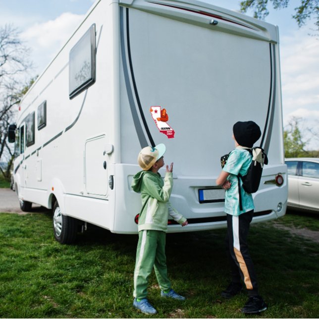 Adesivo Bigfoot Country State Map Vehicle (Criador carregado)