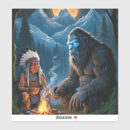Adesivo Bigfoot e o Chefe da Floresta Moonlit