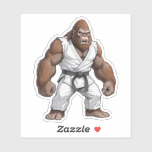 Adesivo Bigfoot Karate Master