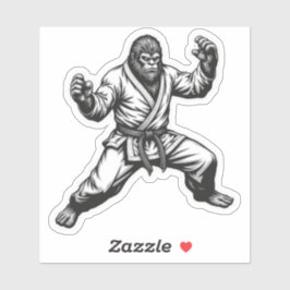 Adesivo Bigfoot Karate Master