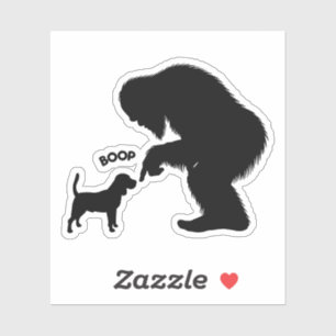 Adesivo Bigfoot Sasquatch Beagle Boop