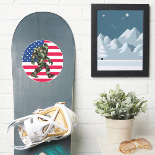 Adesivo Bigfoot Sasquatch Camo