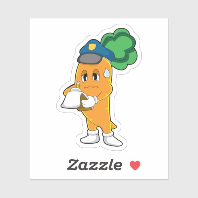 Adesivo Bilhete de estacionamento do guarda de trânsito de (Folha)