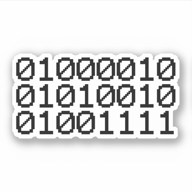 ADESIVO BINARY BRO (Frente)