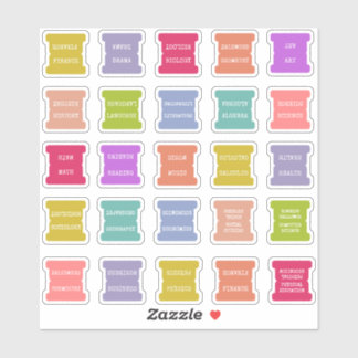 Adesivo Binder Dividers For School Teacher Index Tabs