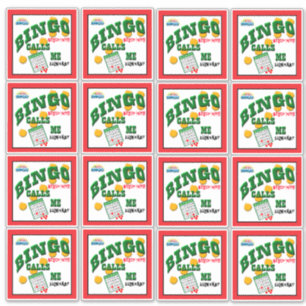 Adesivo Bingo 14 x 14