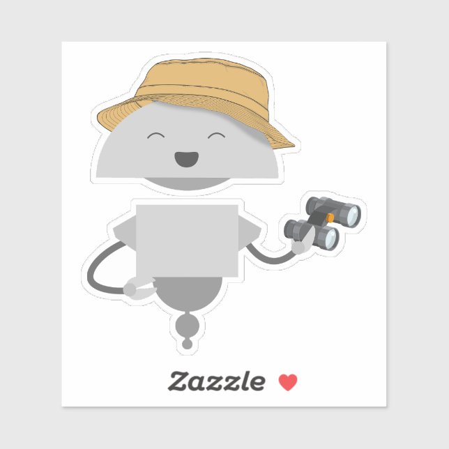 Adesivo Binóculos Mia (Folha)