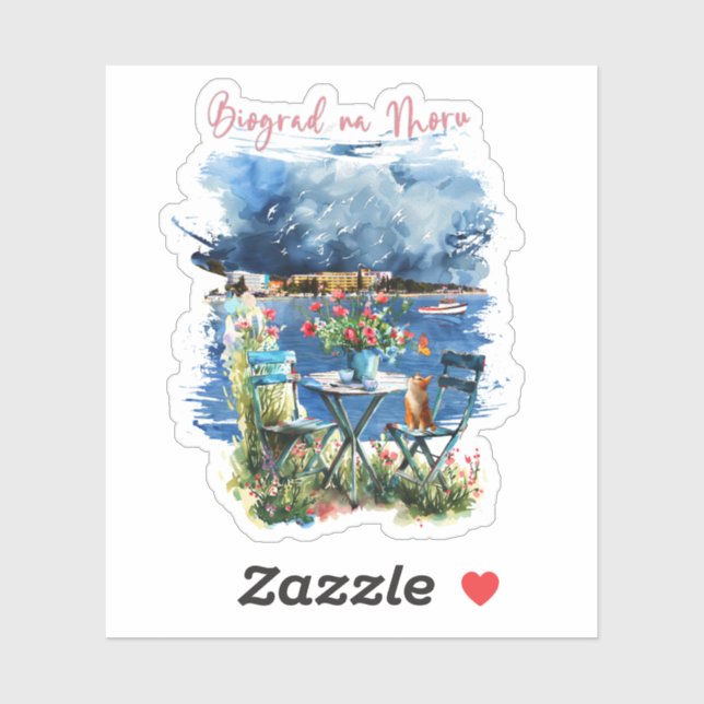 Adesivo Biograd na moru 3 (Folha)