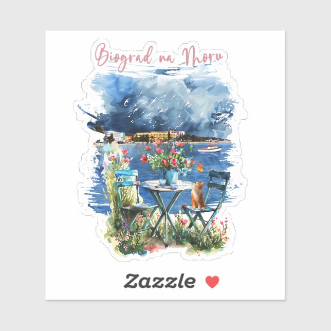 Adesivo Biograd na moru 3 (Folha)