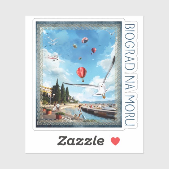 Adesivo Biograd na moru 4 (Folha)