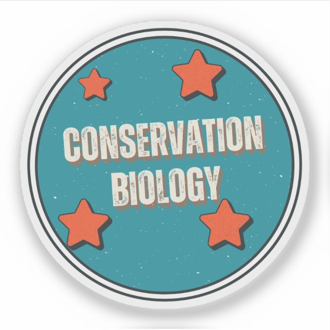 Adesivo Biologia da Conservação (Frente)