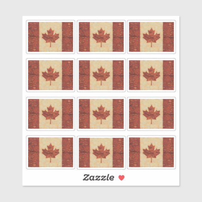 Adesivo Birch Latido Canadian Flag Sticker (Folha)