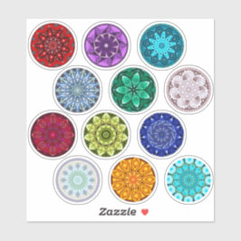 Adesivo Birthstone Mandala Sticker Pack