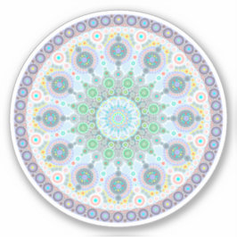 Adesivo Birthstone Opal Mandala Sticker