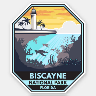 Adesivo Biscayne National Park Florida Emblem