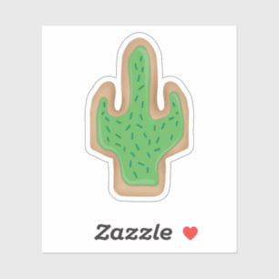 Adesivo Biscoito Cactus