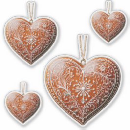 Adesivo Biscoito de Natal Russo Decorado Tradicional