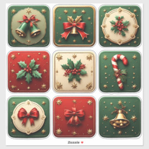 Adesivo Biscoitos de Natal lindamente desenhados