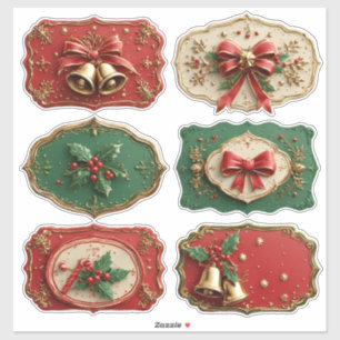 Adesivo Biscoitos de Natal lindamente desenhados