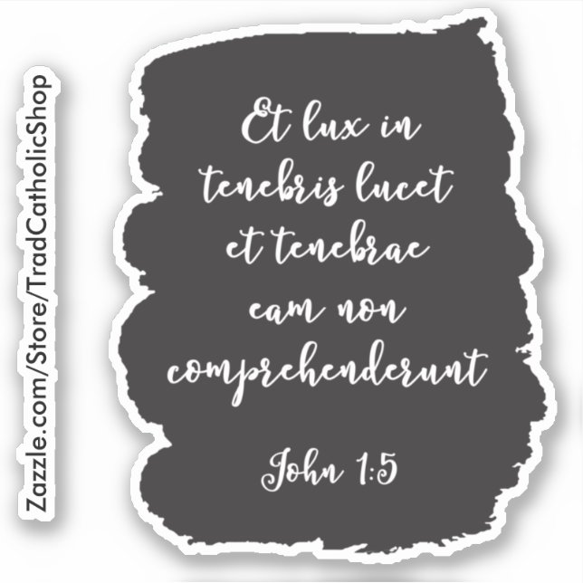 Adesivo Bisturi latino de John Light na escuridão (Frente)