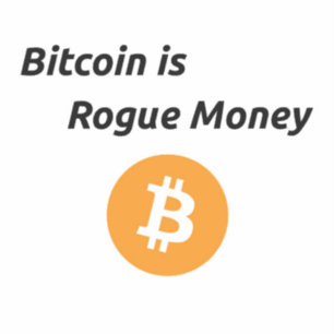 Adesivo Bitmoeda é Rogue Money Vinyl