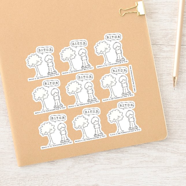 Adesivo BITUB (Acredite no Inacreditável) (Notebook)