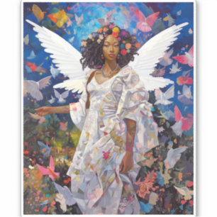 Adesivo Black Angel Fantasy Art