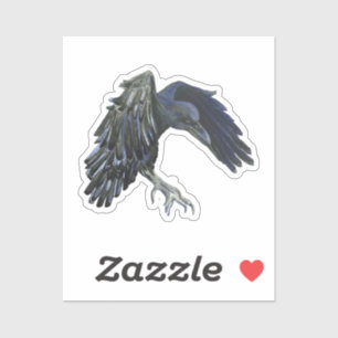 Adesivo Black Crow Master of Time Illustration